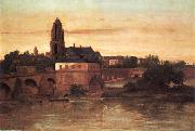 Gustave Courbet View of Frankfurt am Main oil painting artist